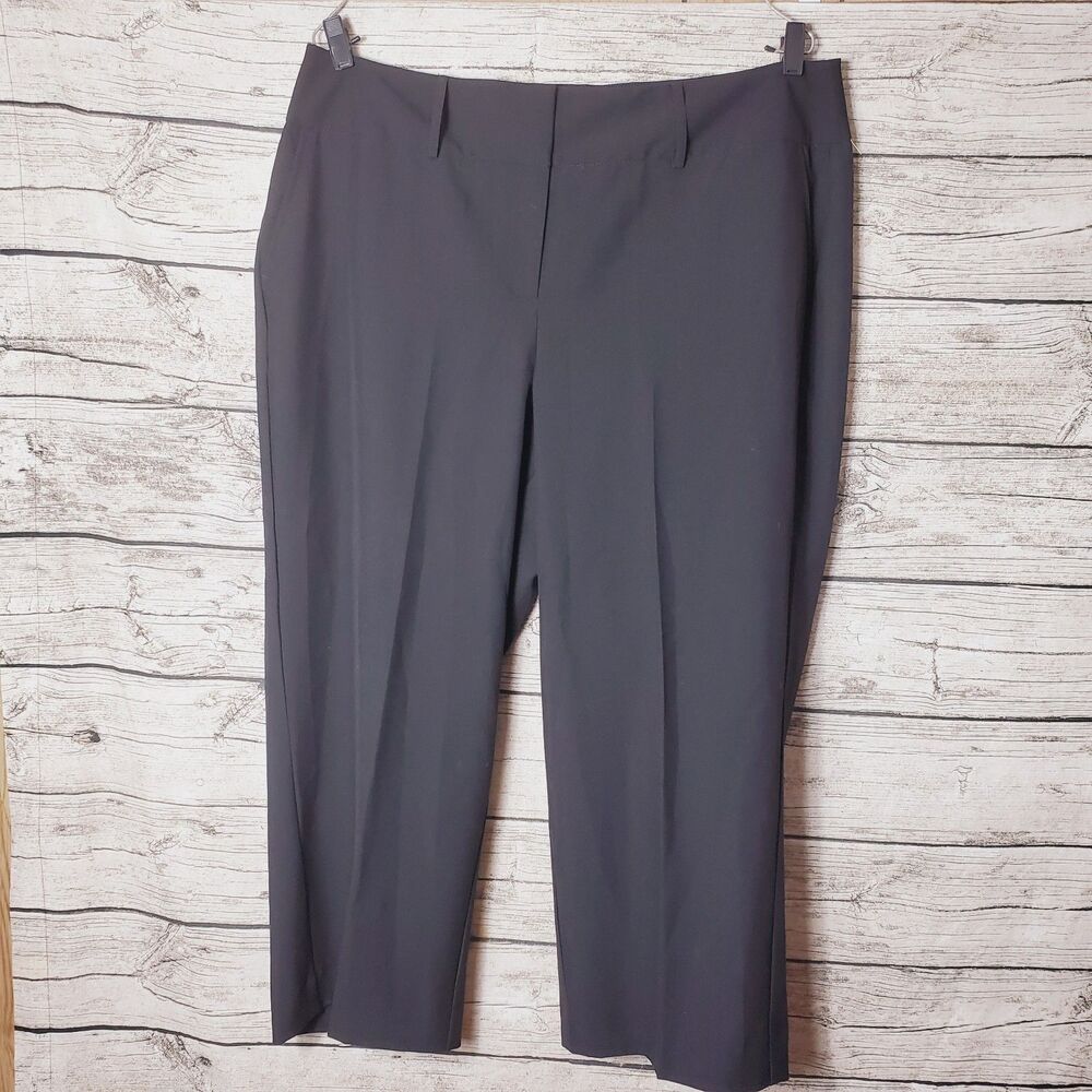 Lane Bryant Black On-The-Go Straight Leg Pant Plus Size 20